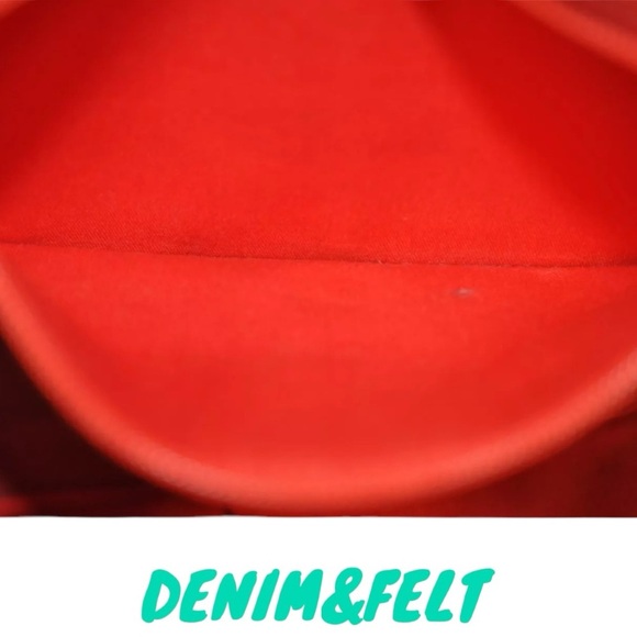 Coach Red Coated Canvas/Leather Metro Horse Carriage Shopper Tote Shoulder Bag♥️ - Picture 14 of 16